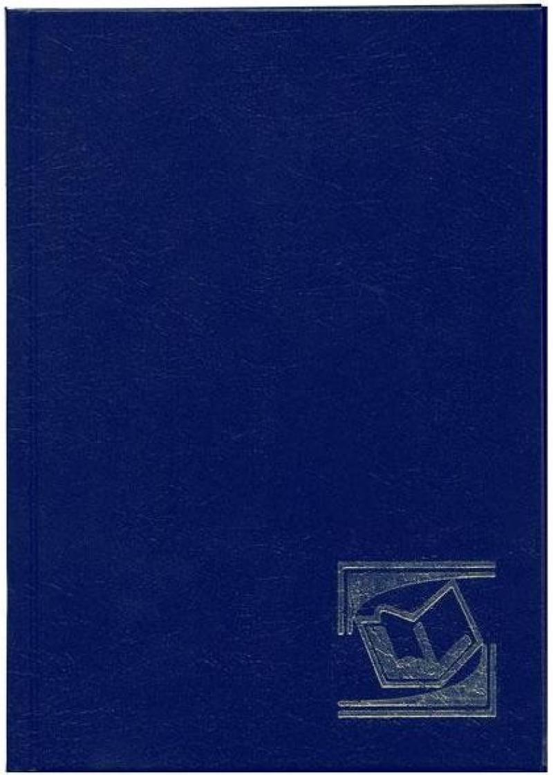 

Ежедневник недатированный Index IDN015/A6/BU/R A6 бумвинил