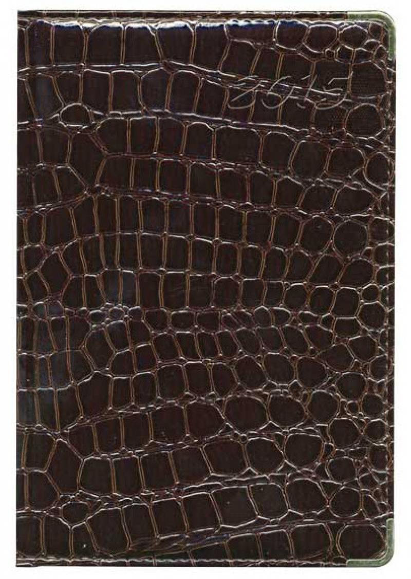 

Ежедневник недатированный Index Croco A5 искусственная кожа IDN009/A5/BR