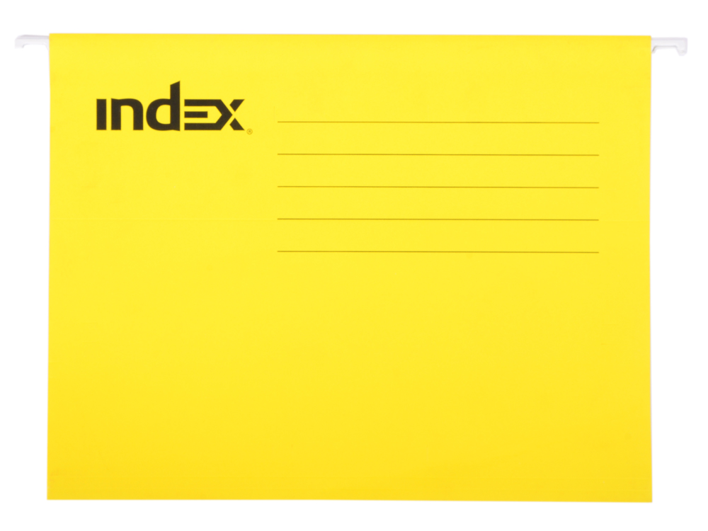 

Подвесная папка INDEX, ф. А4, жёлтая, с табулятором ISF01/A4/YE