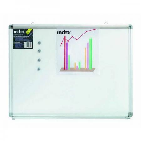 

Доска магнитно-маркерная, зажим EasyGrip, 45х60 см, металлическая рама IWB-212