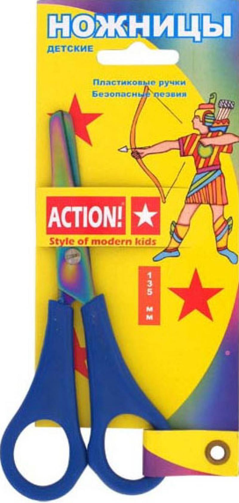 

Ножницы детские Action! ASC202 13.5 см в ассортименте
