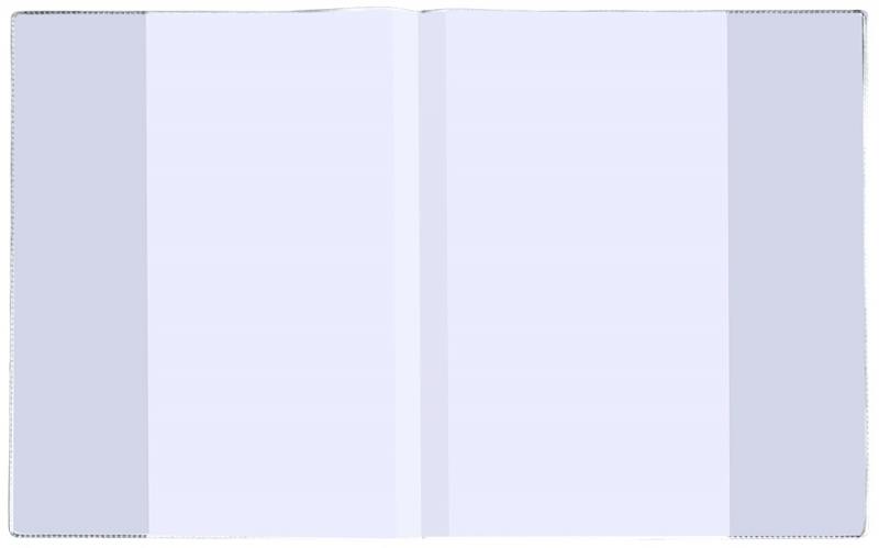 

Набор обложек для тетрадей и дневников с прозр. клапанами, 100 мкм, разм.210х346, упак. 5 штук 05-51