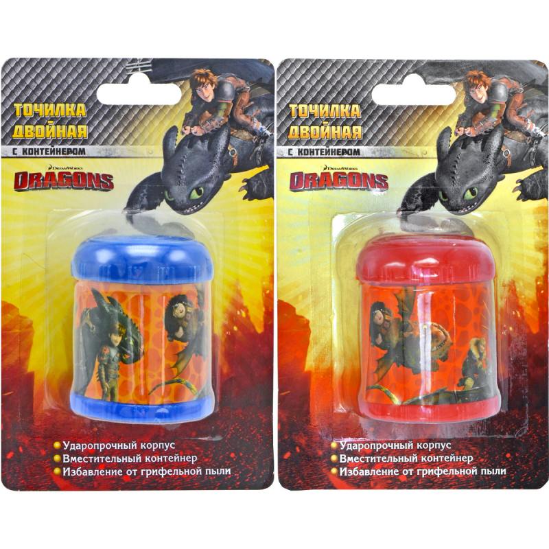

Точилка DRAGONS с рисунком на корпусе, блистер c е/п DR-ASH100