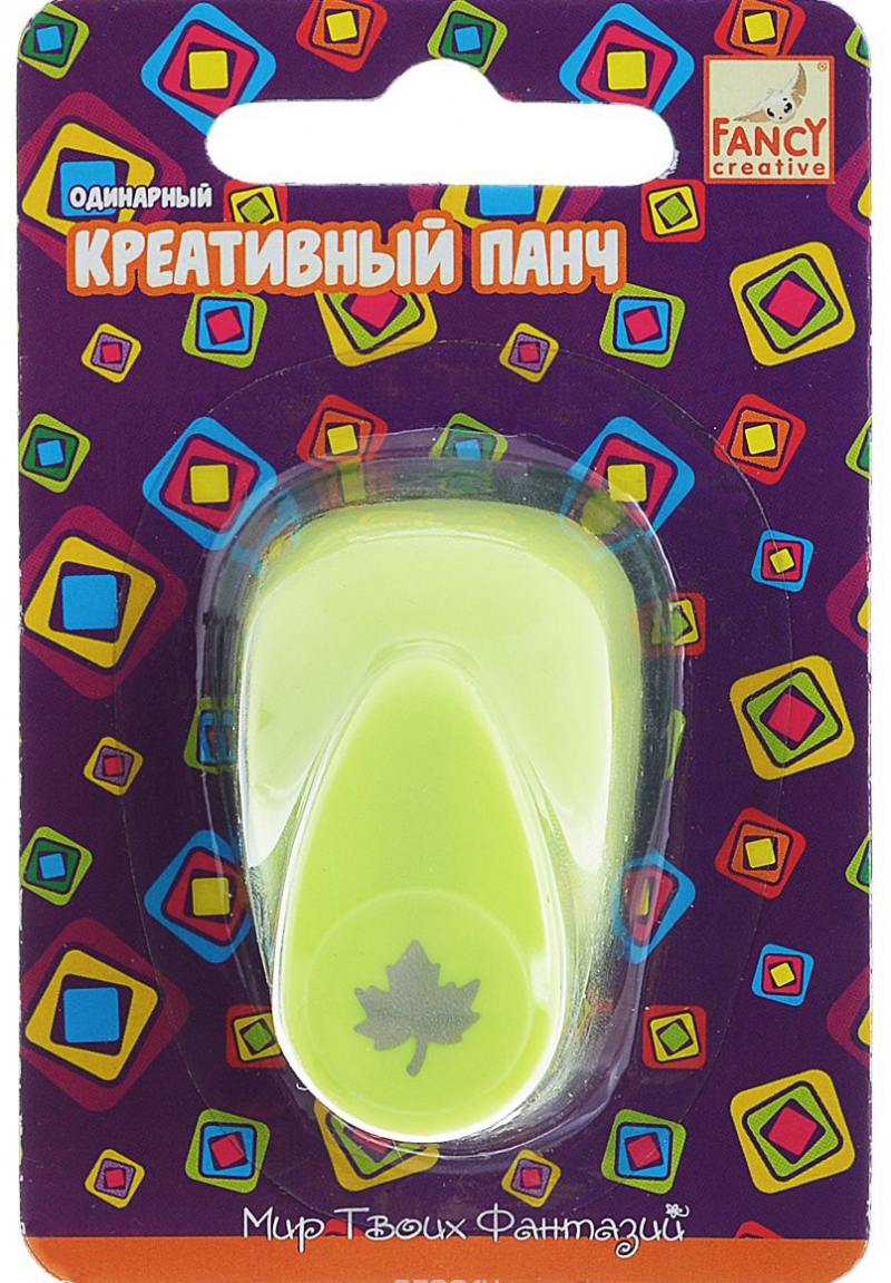 

Фигурный дырокол Fancy Creative Клён 1 лист FDP100/3 одинарный FDP100/3