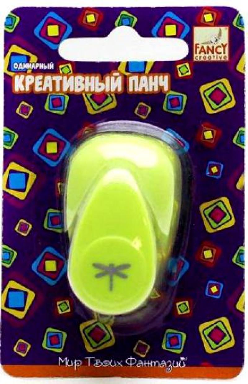 

Фигурный дырокол Fancy Creative Стрекоза 1 лист FDP100/7 одинарный FDP100/7