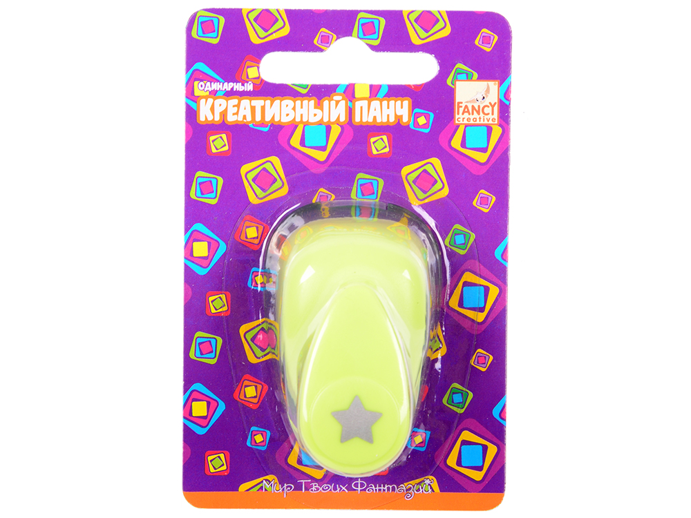 

Фигурный дырокол Fancy Creative Звезда 1 лист FDP100/2 одинарный FDP100/2