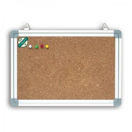 

Доска пробковая, 45x60 см, алюминиевая рама IWB-402