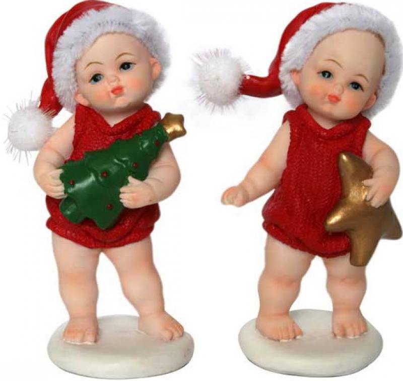 

Сувенир КРОХА САНТА, 11 см, 4 вида, полирезин