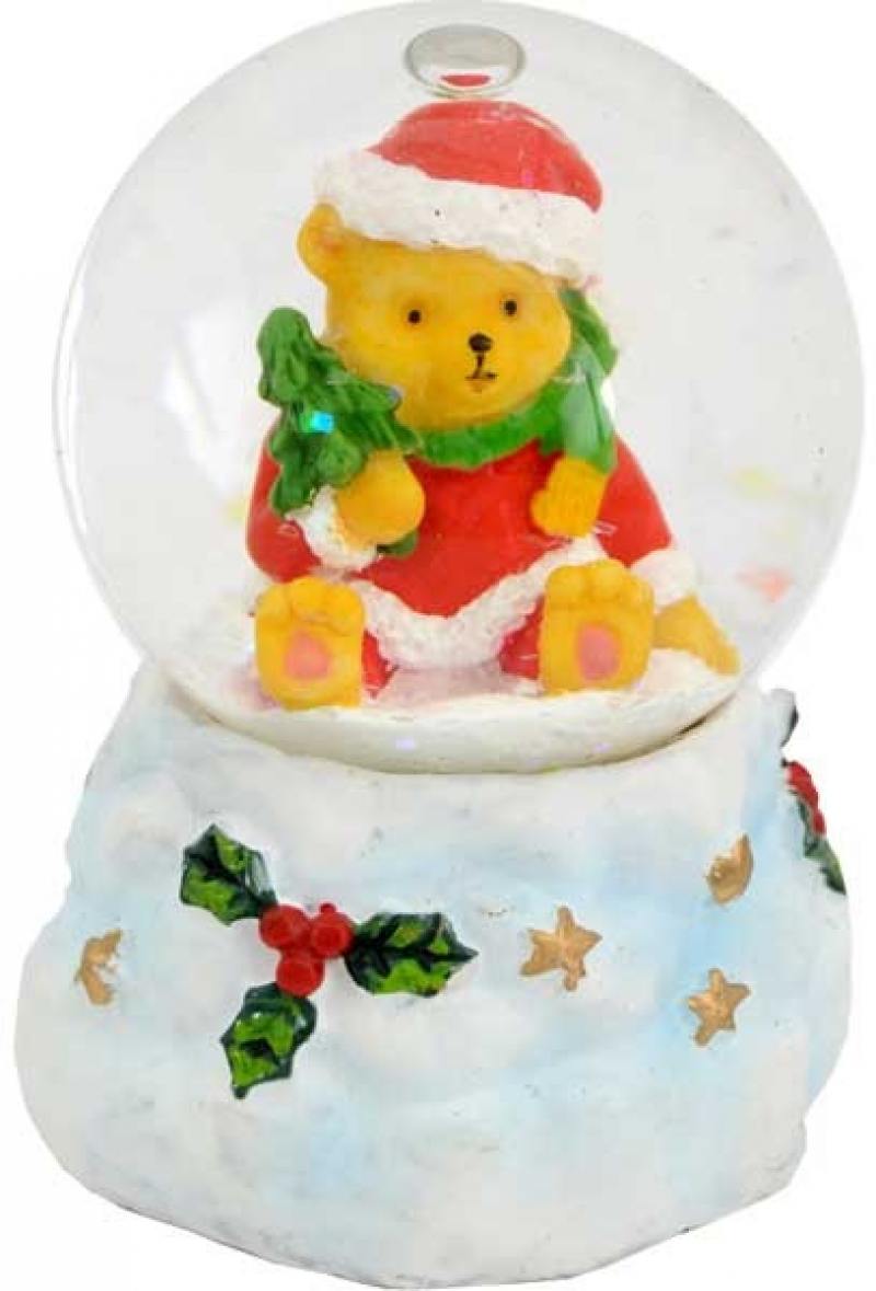 

Водяной шар МИШКА, 1 шт, 5,5*6 см, полирезин, в карт кор