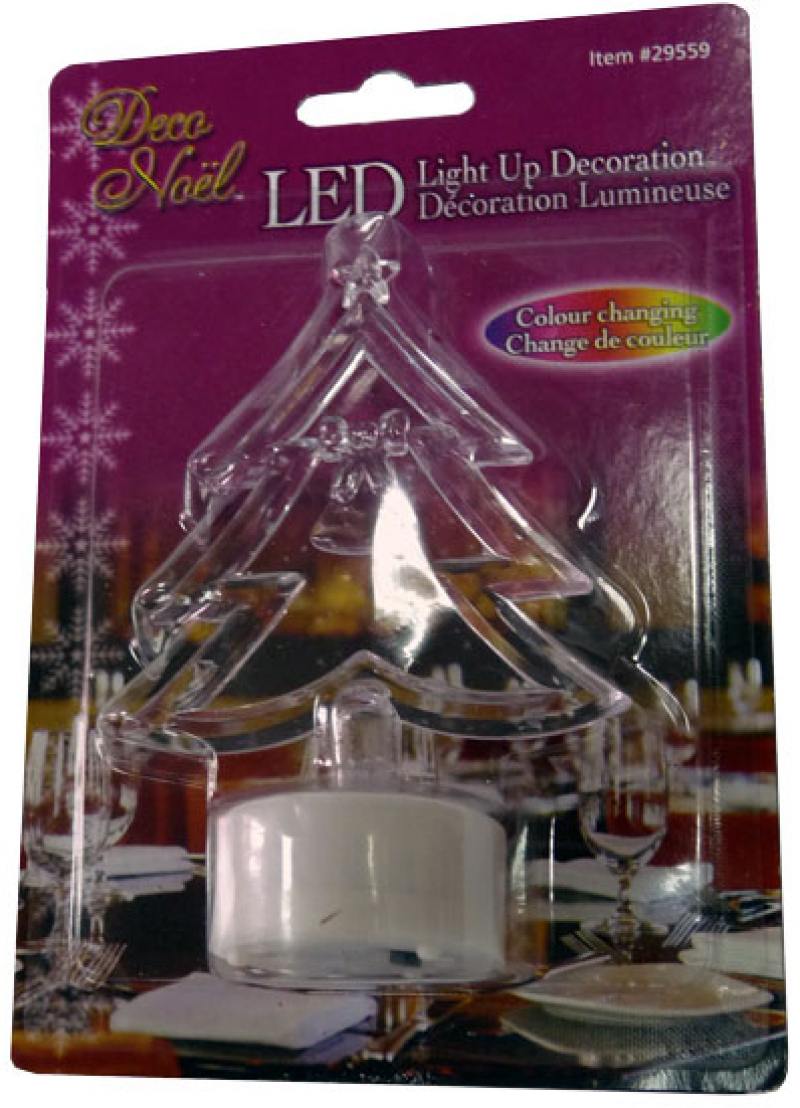 

Украшение декоративное НОВЫЙ ГОД, LED, 7*9 см, пластик