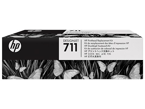 

Комплект для замены печатающей головки HP C1Q10A №711 для Designjet T120/T520