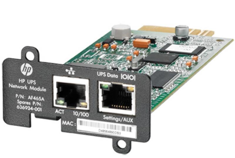 

Адаптер HP UPS Network Module MINI-SLOT Kit for R1500 G3 R/T3000 G2 AF465A