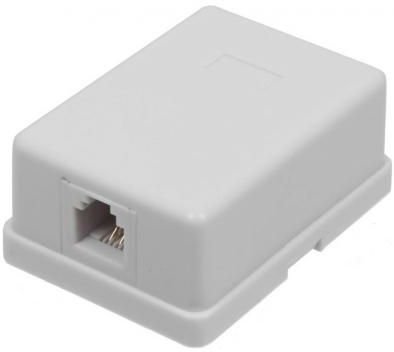 

Розетка ITK для RJ45 UTP кат.5е 1 выход белый CS2-1C5EU-12
