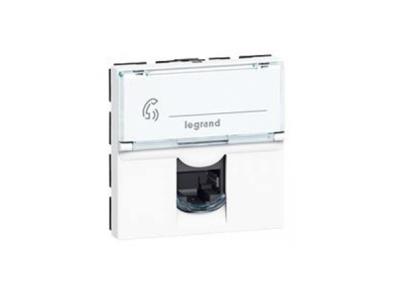 

Розетка Legrand Mosaic RJ-45 UTP кат.6e 1 модуль LCS2 76564