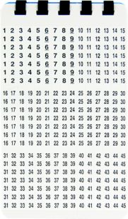 

Самоклеющиеся маркеры Hyperline WMB-3 25.0мм x 6.5мм
