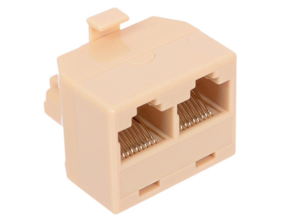 

Адаптер проходной RJ-45 8P8C M/2F 5bites LY-US024