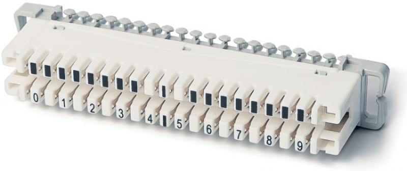 

Плинт размыкаемый Hyperline на 10 пар маркировка 0-9 KR-PL-10-BRK-0