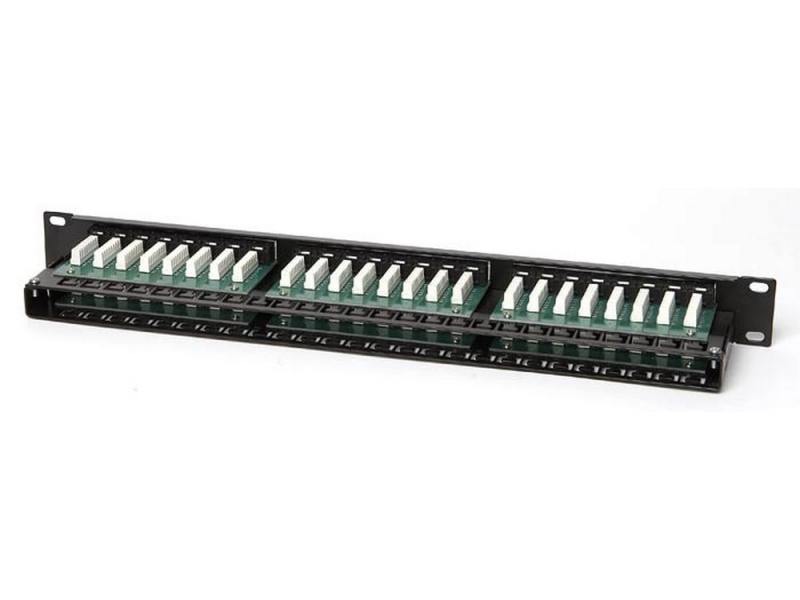 

Патч-панель Hyperline PPHD-19-48-8P8C-C5e-110D высокой плотности 19" 1U 48 порта RJ-45 категория 5e