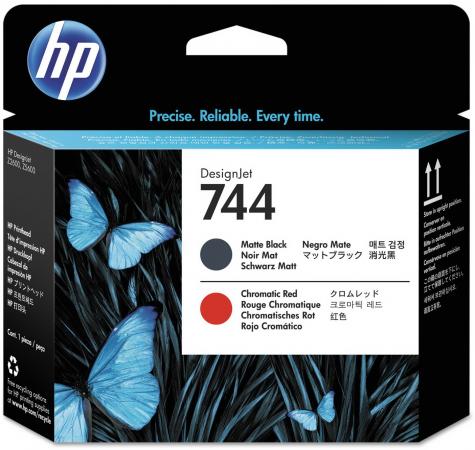 

Печатающая головка HP 744 F9J88A для HP Designjet Z2600 Z5600 черный матовый красный
