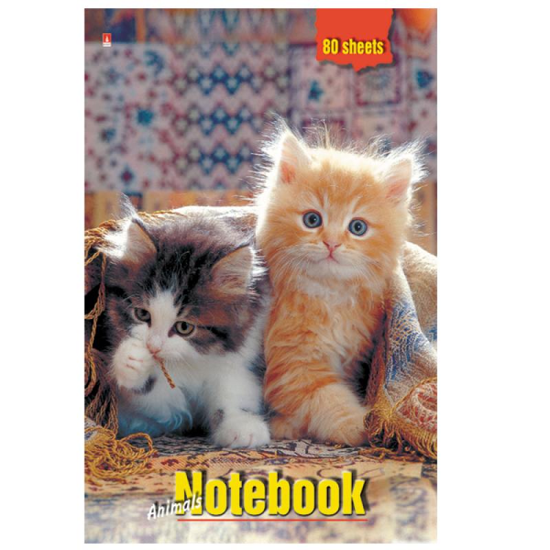 

Блокнот-престиж КОТЯТА ПОД ПЛЕДОМ,твердый переплет, кл., ф. А5, 80 л.