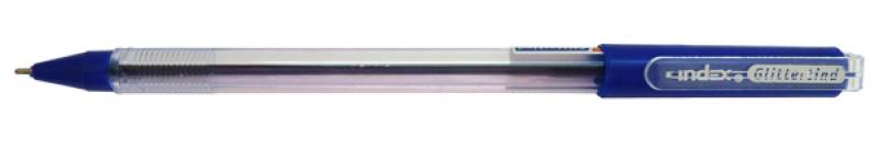

Шариковая ручка Index Glittertind синий 0.7 мм IBP502/BU