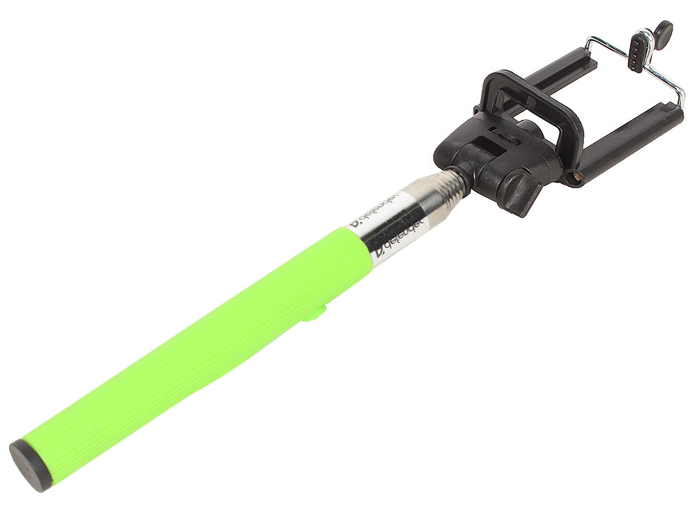 

Монопод для селфи Defender SM-02 Selfie Master зеленый проводной, 20-98 см