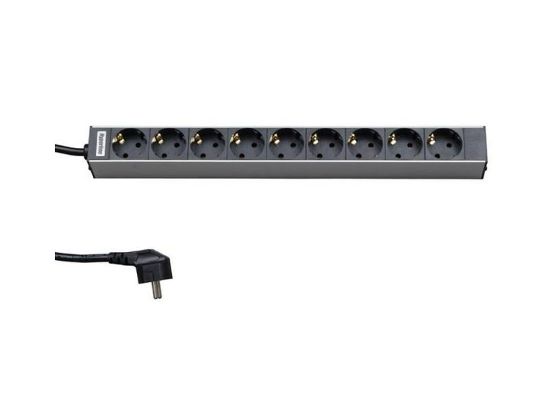 

Блок розеток Hyperline SHT19-9SH-2.5EU 9 розеток 2.5 черный