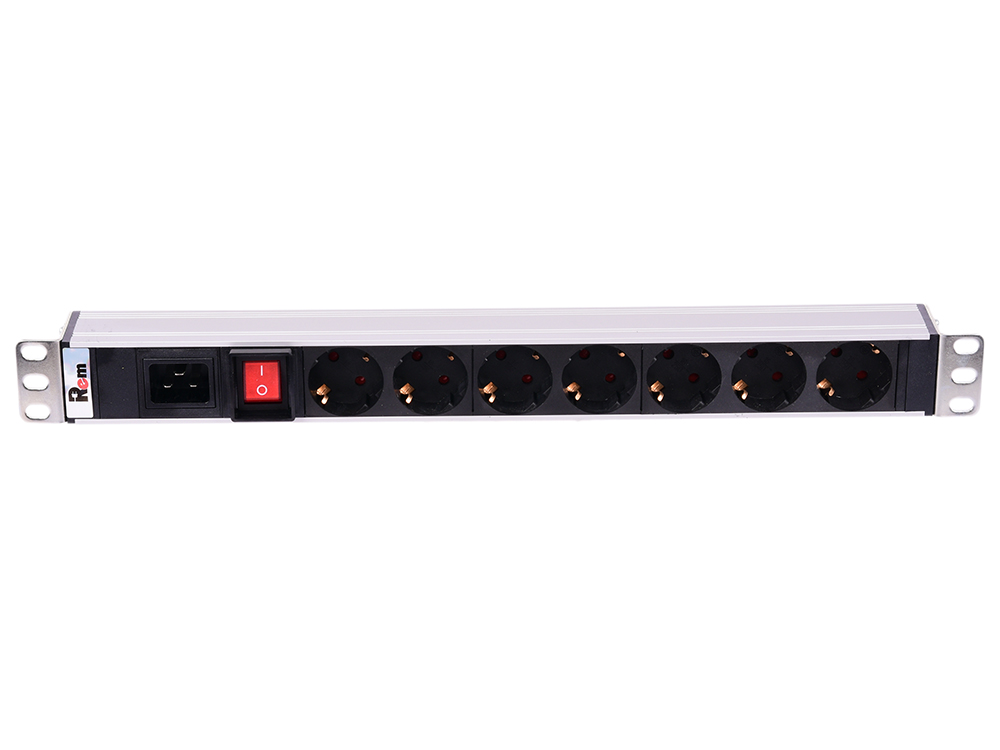 

Блок розеток ЦМО Rem-16 R-16-7S-V-440 7 розеток черный