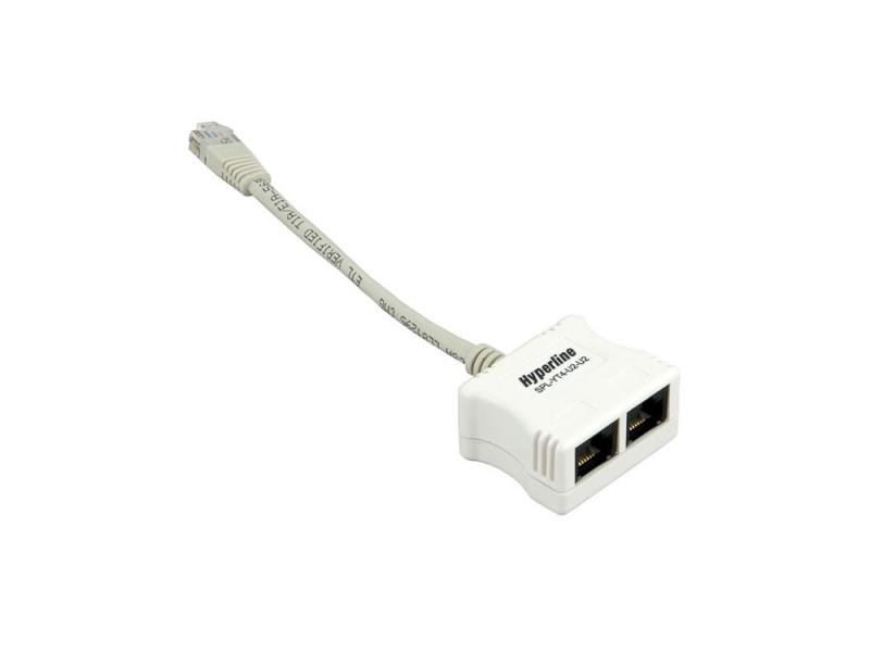 

Разветвитель Hyperline SPL-YT4-U2-U2 4Prр.USOC -> 2 x 2Pr.USOC