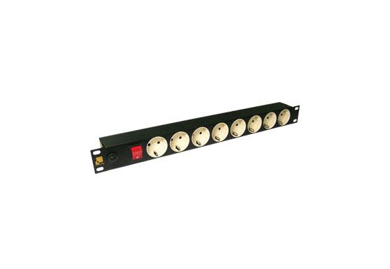 

Блок розеток Lanmaster LAN-EP19-8P/S для 19" шкафов 8 розеток с заземлением без шнура
