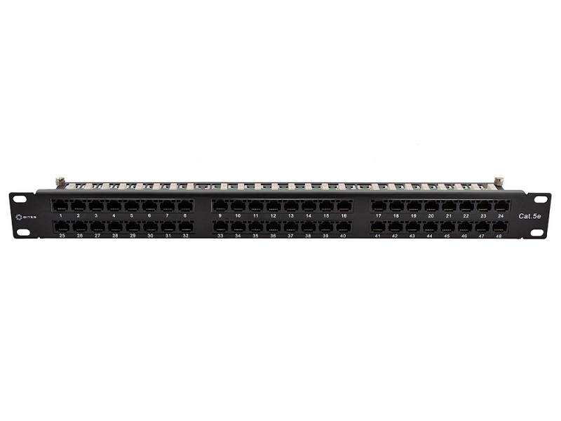 

Патч-панель 5bites LY-PP5-75 UTP 5e кат., 48 портов, KRONE & 110, dual IDC, 1U, 19"