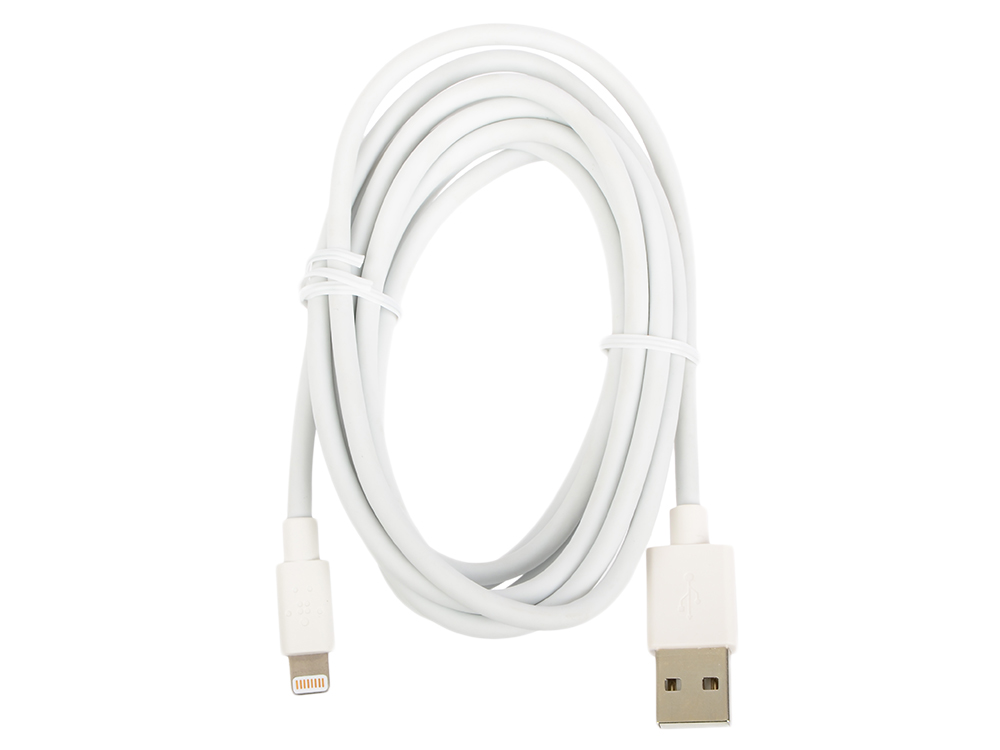 

Кабель Belkin F8J023bt2M-WHT Lightning to USB 2.0m белый