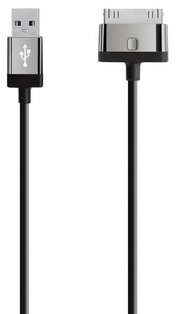 

Кабель Belkin F8J041cw2m-BLK 30-pin to USB 2m черный