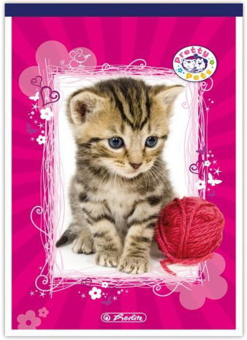 

Блокнот Herlitz PRETTY PETS A6 46 листов 10089035 в ассортименте 10089035