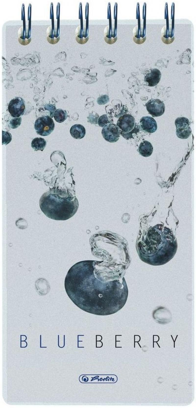 

Блокнот Herlitz Fresh Fruit Blueberry 8.5x17 см 100 листов 11306255 11306255