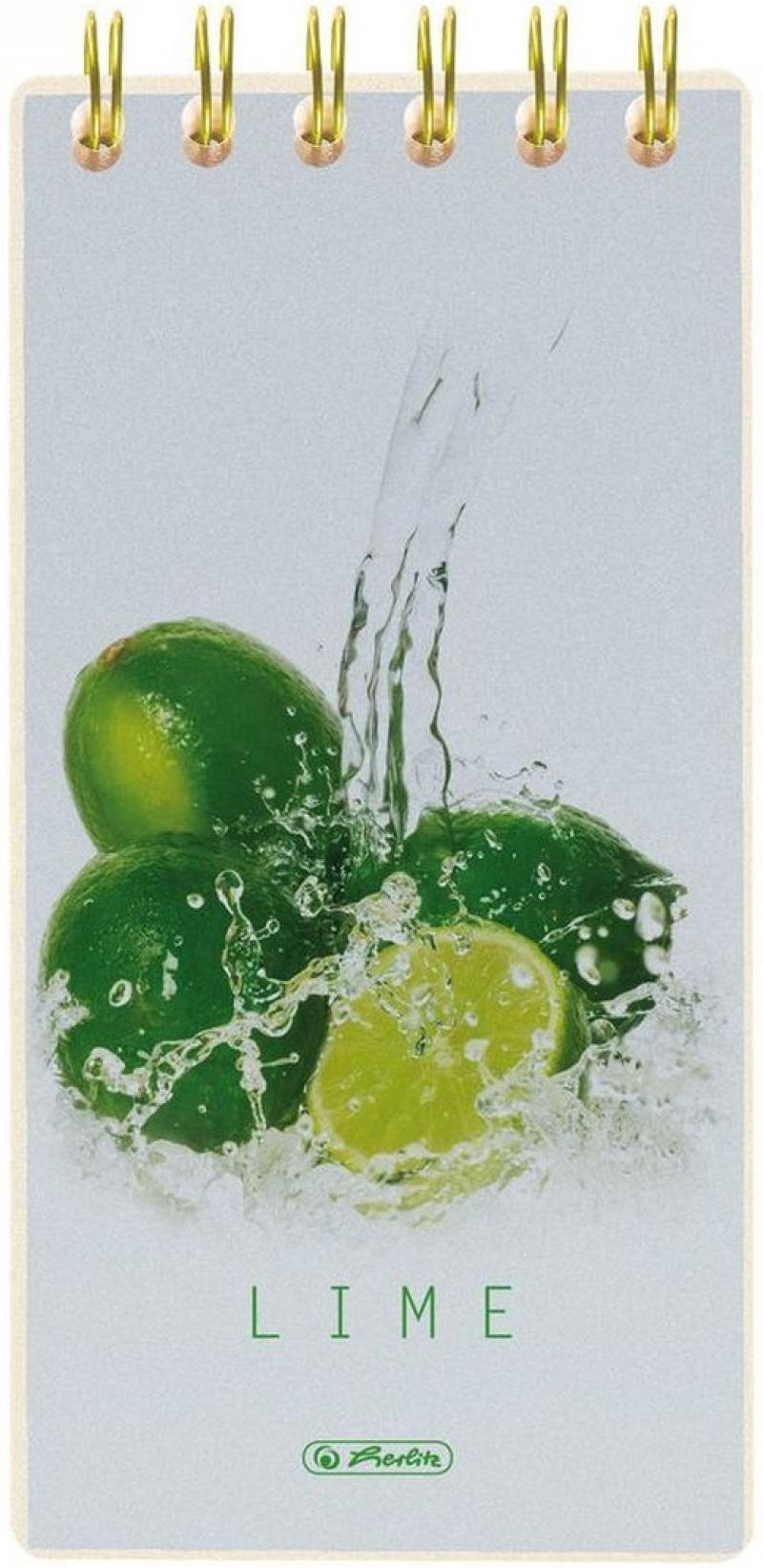 

Блокнот Herlitz Fresh Fruit Lime 8.5x17 см 100 листов 11306263 11306263