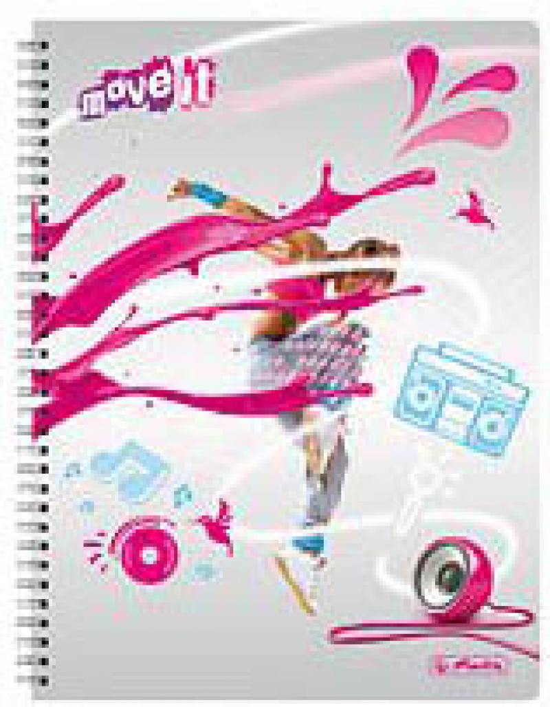 

Блокнот Herlitz MOVE IT PINK A4 70 листов 11307568 11307568