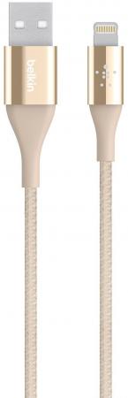 

Кабель Belkin F8J207bt04-GLD Lightning to USB 1.2m золотистый