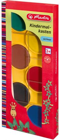 

Краски акварельные HERLITZ 6 цветов с кисточкой