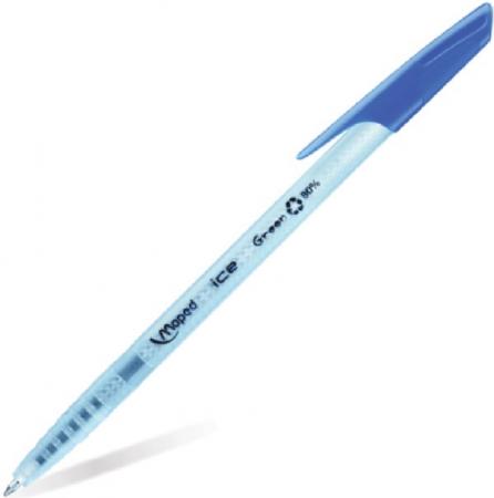 

Шариковая ручка Maped Green Ice синий 0.6 мм 224430