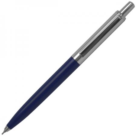

Шариковая ручка автоматическая Index серебристый мет. клип, синий IMWT260/BU 4680291026666