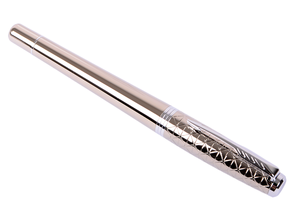 

Ручка-роллер Parker Urban Premium T313 Silvered Powder CT F чернила черные 1931586