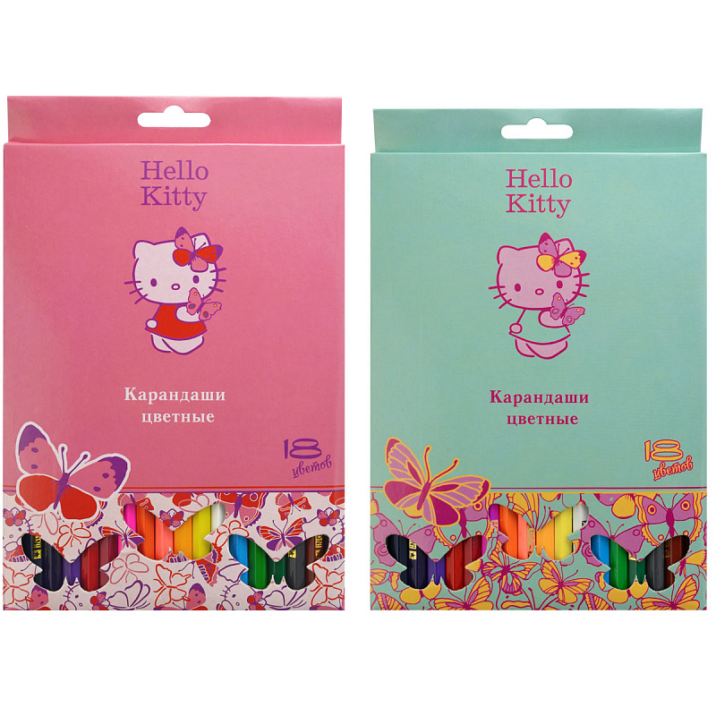 

Набор цветных карандашей Action! "Hello Kitty" 18 шт