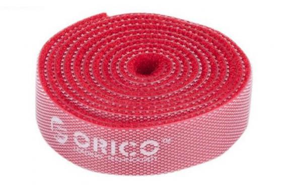 Cтяжка-липучка для кабеля ORICO CBT-1S-RD, 1 метр, 1,5 см, красный