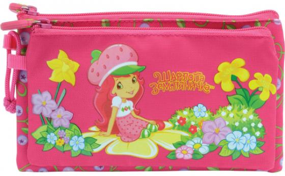 

Пенал косметичка Action! STRAWBERRY SHORTCAKE , 2 отделения, 2 молнии, без наполнения
