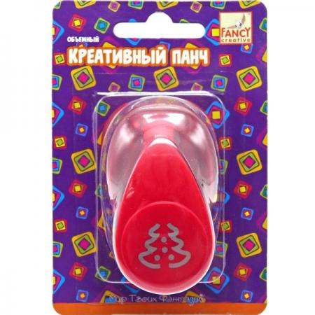 

Панч креативный FANCY CREATIVE ЕЛКА-2, объемный, d=16мм, блистер с европодвесом FDP165/6