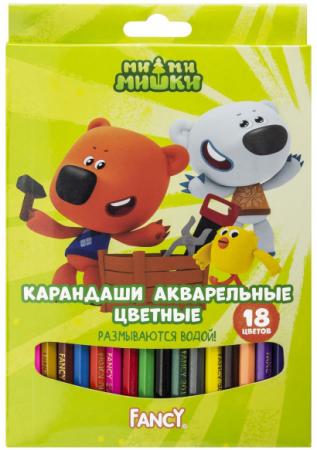 

Набор карандашей акварельных ACTION! FANCY,европодвес, 18 цв. FCP301-18