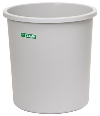 

Корзина для бумаг СТАММ КР42 18л серая
