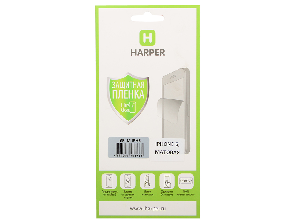 

Защитная пленка HARPER для Apple IPhone 6 (матовая) SP-M IPH6