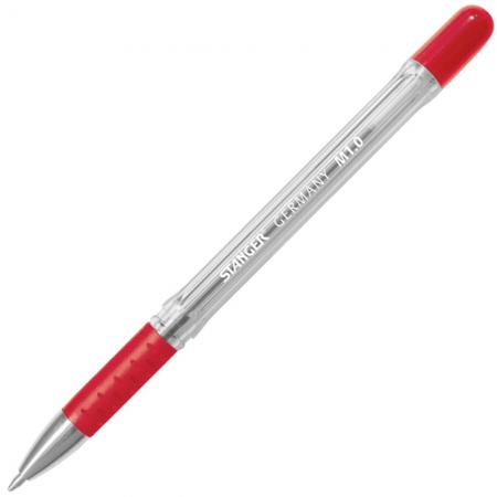 

Шариковая ручка STANGER с резиновым упором, красная, 1,0 мм 18-03-05